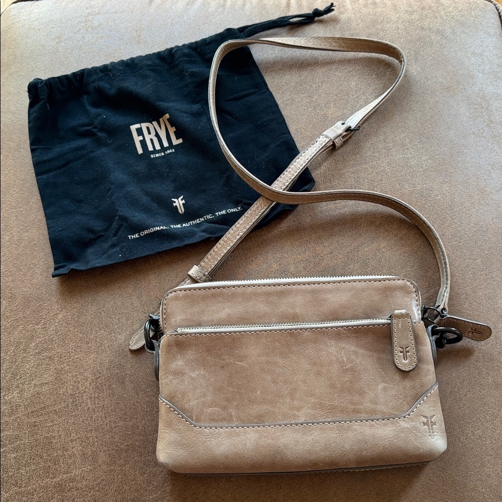 Frye Tan Crossbody Bag